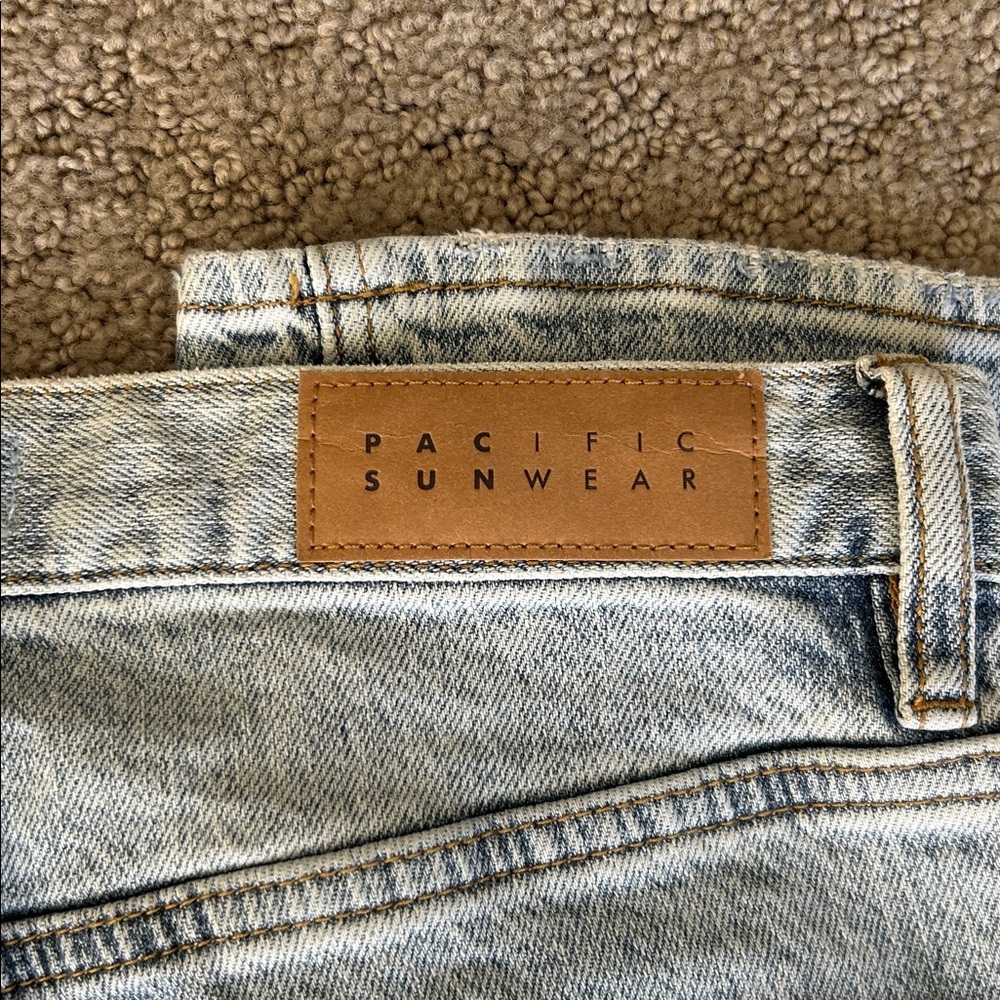 Pacsun High-Rise Bootcut Jeans Light Acid Wash Retro Cotton Denim Jean SZ 27 EUC - Picture 11 of 13